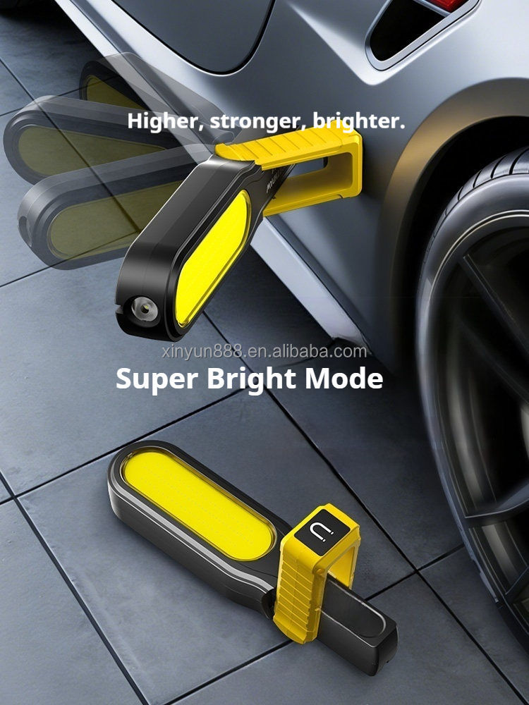 Ultra Bright Strong Magnetic Flashlight Rechargeable Long-lasting Outdoor Household Multi-function Strong Light Repair Work Lamp