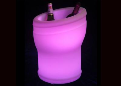 Rechargeable LED Glowing Ice Bucket Furniture for Night Club Use