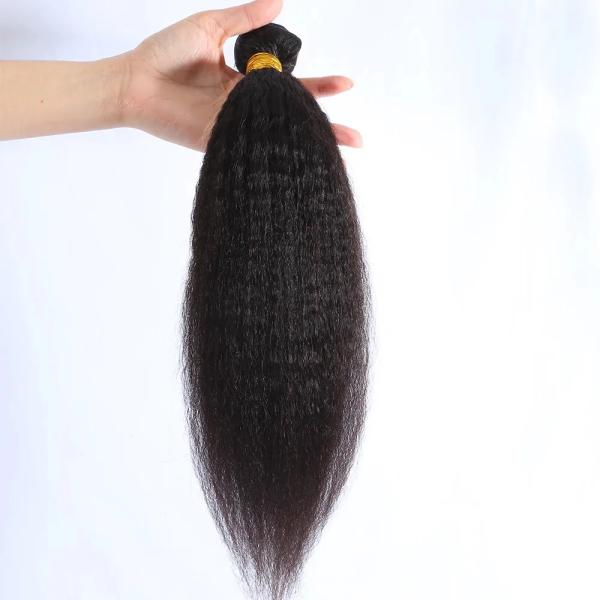 YAKI  Cheap Natural  Remy Indian Human Hair Vendor Weave Bundles and wefts