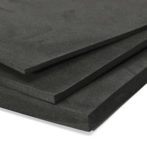Folhas estáticas da espuma de EVA ESD do preto 100Kg/M3 à prova de choque anti