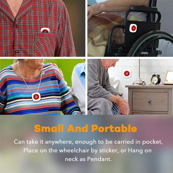 Tuya SOS Alarm System with 2 SOS Buttons(KOS-608108D)