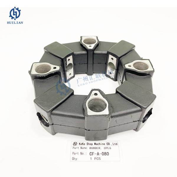 Acoplamento de eixo de borracha de alta qualidade 80A de bomba hidráulica de Engine Dpare Parts da máquina escavadora