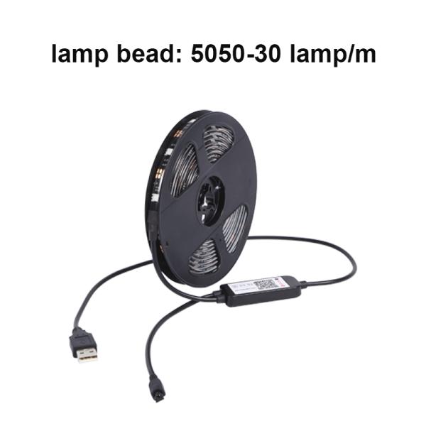 Спальня DC12V 20lm/Led 25000H USB привела света прокладки 5m
