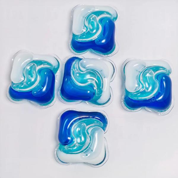 OEM 3 In 1 Washing Capsules 25g Eco Friendly Laundry Pods Floral Fragrance