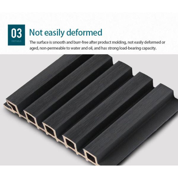 Высококачественный полый забор с коэкструзионной вытяжкой Декоративная деревянная пластиковая композиция Wpc наружная стенная панель облицовка