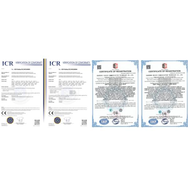 Cable de fibra óptica único de 2 a 24 núcleos Om4 a 6 núcleos 12 núcleos de 3 km