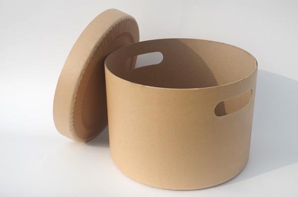 Cubos de cartón con orificios para asas | Diseño de tapa abierta para café y especias