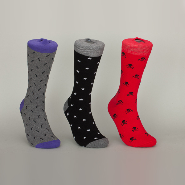 Elastane Snngging Resistance Cotton Dress Socks With Anti - Foul Acrylic Material