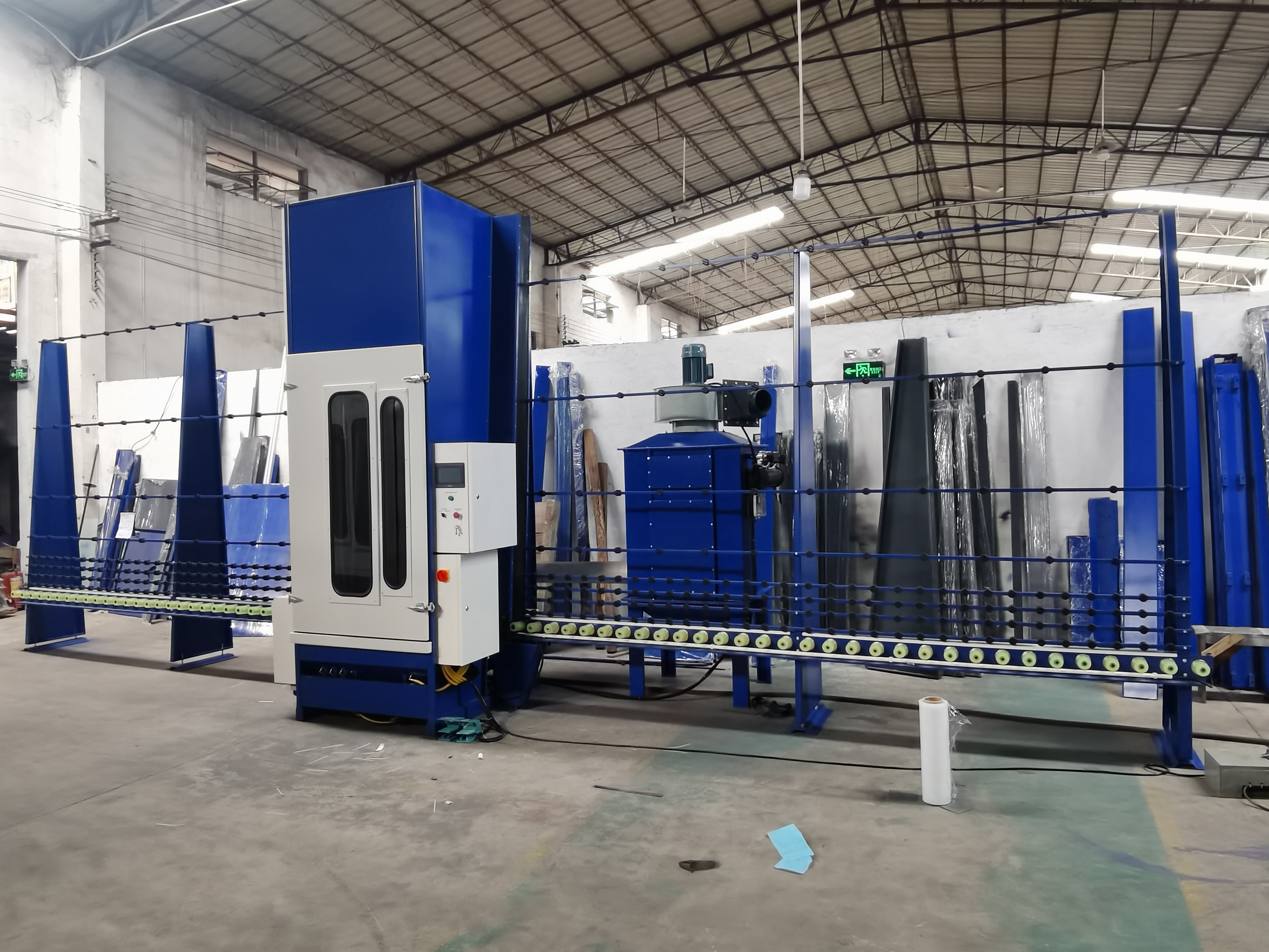 20-30m2/H Automatic Glass Sandblasting Machine Manufacturers Easy Operation