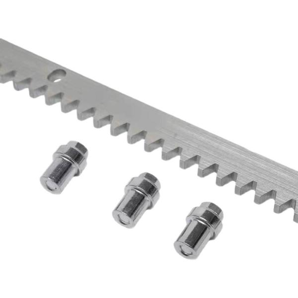 Factory Direct M4 Straight Galvaznied Metal Steel Gear Rack For Automatic Sliding Gate Opener