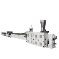 Estação de cabeça dupla 20-63mm PVC UPVC Conduto de cabo elétrico Tubo de tubos Fazer linha de máquina com ZS65/132 37kw saída 320kg