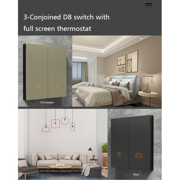 Smart RS485 Programmable Wall Switch Digital Push Button Tact Switch