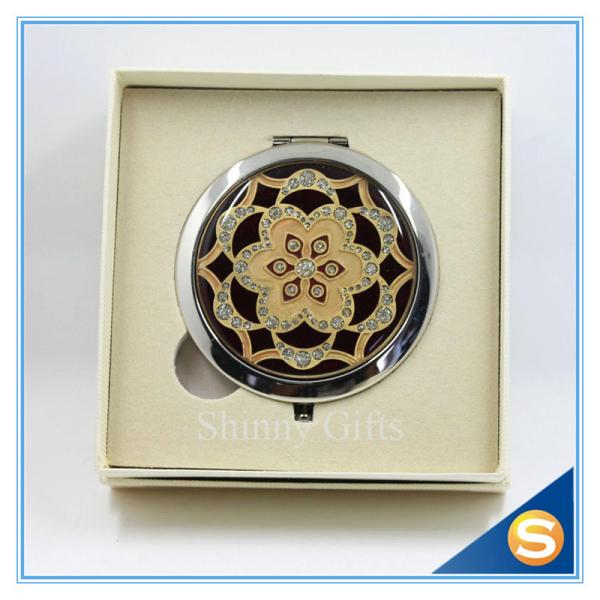Shinny Gifts Custom Personalized Pocket Cosmetic Mirror Promotional Cosmetic mirror