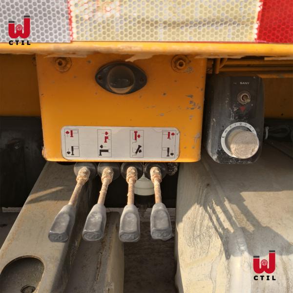 ISUZU 6x4 Chassis Used Concrete Pump Truck With Good Condition