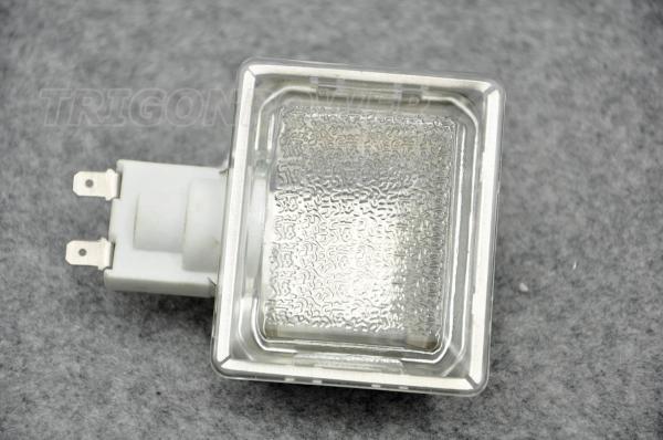 Square Style E14 Oven Lamp Assembly , Concise Full Frosted Oven Bulb Holder