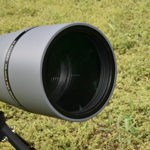 Outdoor ED Waterproof Spotting Scope with ED Lens and Two Focus Wheels Zoom 20-60x80