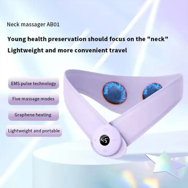 Electric Artery Pulse Massage Cervical Belt for Neck and Shoulder Tension Relief
