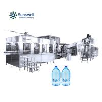 Máquina de enchimento totalmente automático mineral da água da máquina de engarrafamento 5L da água da planta