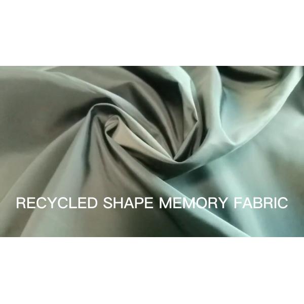 75D twill recycled polygonal memory twisted fabric is durable for windbreaker/casual wear
