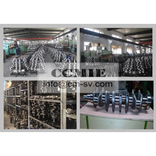 Diesel Engine Type Flat Plane Forged Steel Crankshaft  High Performance