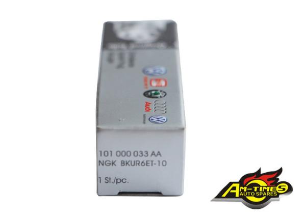 European Iridium Spark Plugs BKUR6ET-10 101000033AA For AUDI A6 VW PASSAT