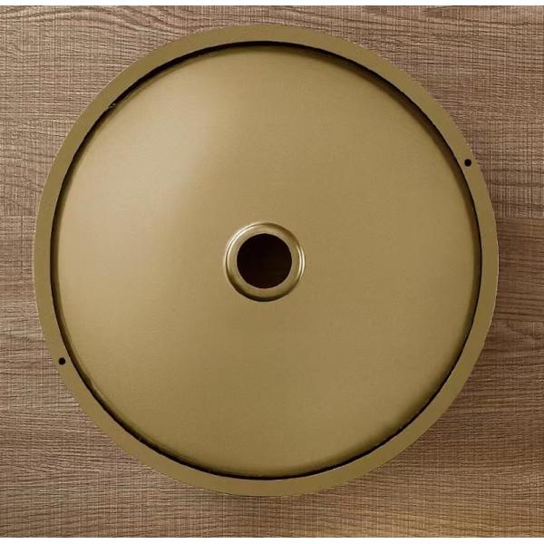 Bronze Color Table Top Bathroom Sink SUS304 Stainless Steel Material