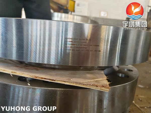 SA266 Grade 2N Carbon Steel Shell Flange for Heat Exchangers ASME Standard