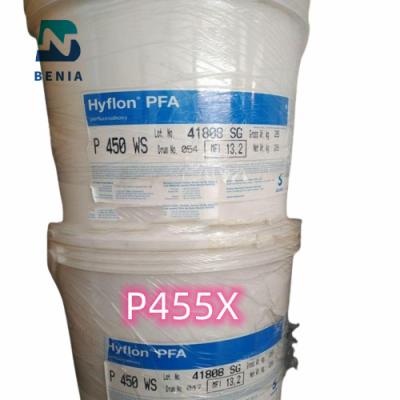 Solvay PFA Hyflon P455X Perfluoropolymers PFA Pellet/Pulver virgem em existência