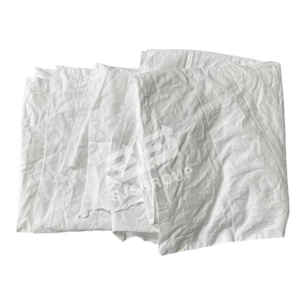 High Quality 100% Cotton Industrial Use White sheeting rags White Cotton Sheeting Cleaning rags