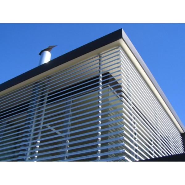 Grelhas de alumínio automáticas elétricas motorizadas da máscara de Sun