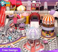 Centre de jeux intérieur conçu par des professionnels Jouets pour enfants Lieu de jeux château coquin