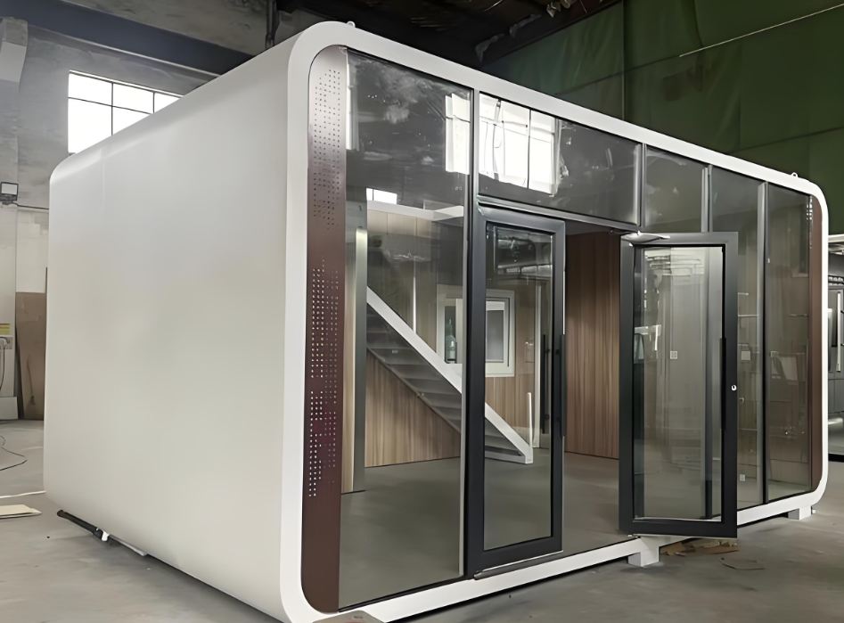 Luxury Micro Space Capsules and Apple Pods Prefabricated Luxury Sunrooms for Stores and Offices