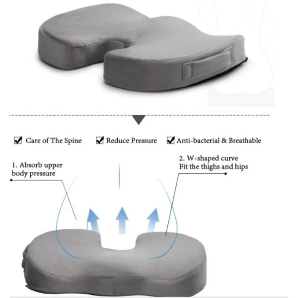 Customized Color U-Shape Memory Foam Car Seat Cushion for Comfortable Driving