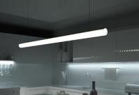 O diâmetro de alumínio redondo suspendido do perfil 30mm 60mm 120mm do diodo emissor de luz com tampa difundida PC conduziu a luz de tira