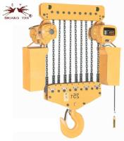 25T / 55000lb Electric Motor Chain Hoist With Beam Trolley Light Aluminum Alloy