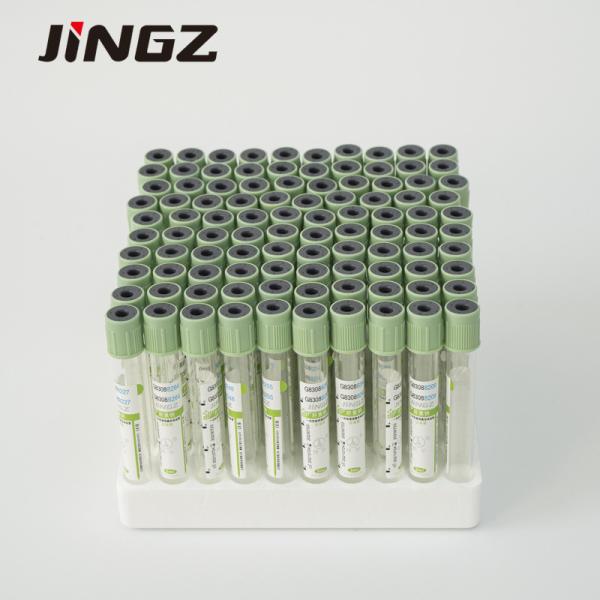 tube de dessus de vert d'héparine de sodium de 13*75mm