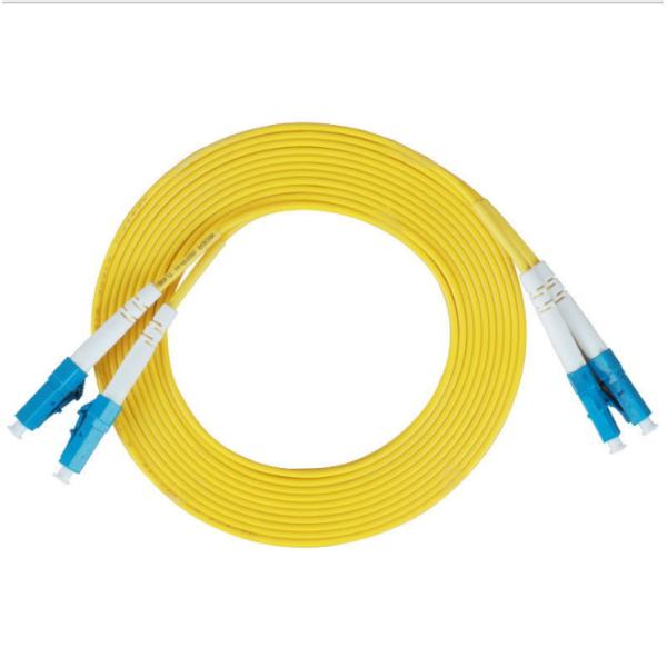 LC Connector Fiber Optic Patch Cord for Multimode Fiber Types and Data Transmission