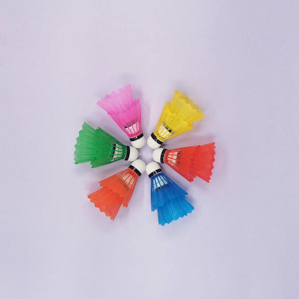 Outdoor Indoor Badminton Shuttlecock Nylon Mixed Colours