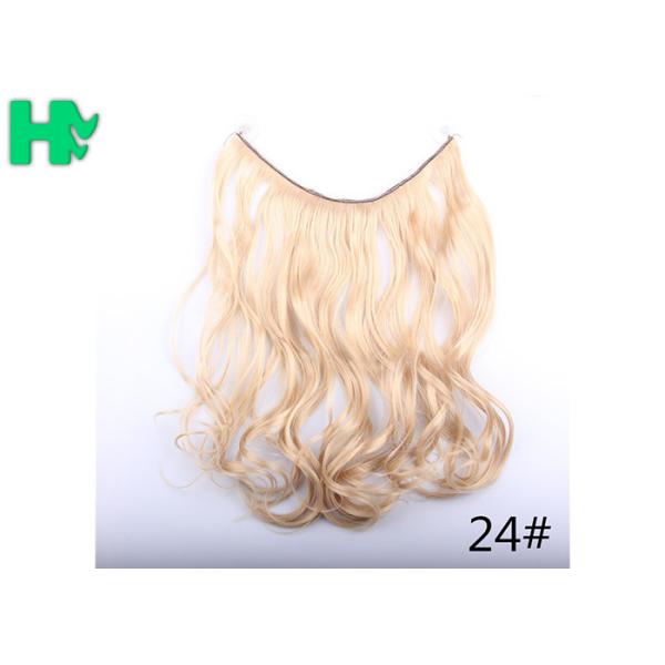 Fashionable Colorful Synthetic Clip In Hair Extensions High Temperament Hair For Women