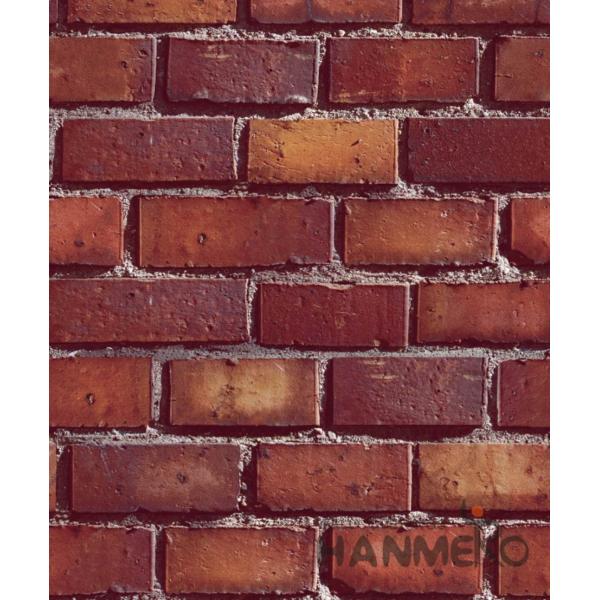 3D Brick Grain Classic Style 0.53*10m Vinyl Waterproof Wallpaper