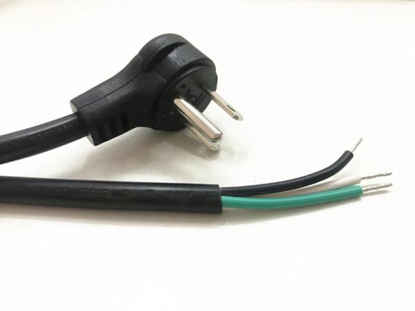 Thailand 3pin black power cord without stopper 10A/16A copper power cable