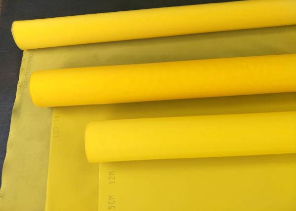 80 T 200 Mesh 127 MM Polyester Screen Printing Mesh Roll For Glass Printing