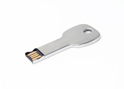 Silver Color Promotional USB Flash Drive Custom Logo Printed Certified Safe