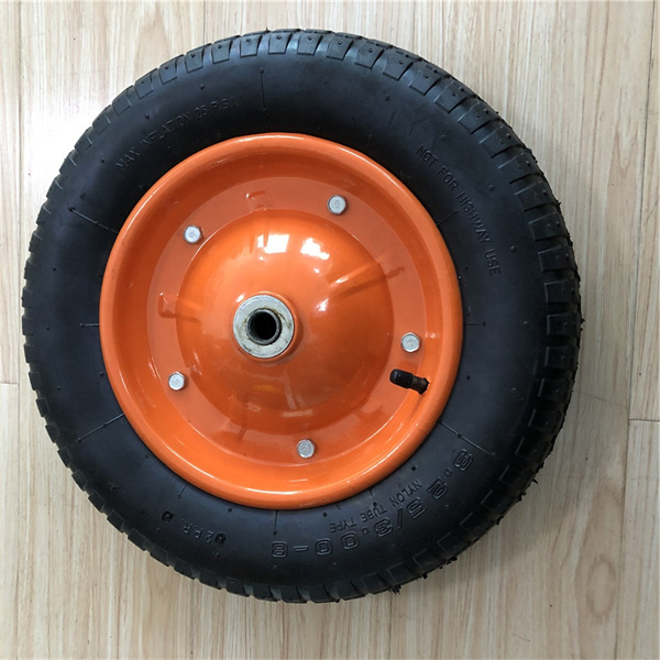 3.00-8 Pneumatic Wheelbarrow Wheel 360mm Rubber Trolley Wheels Pneumatic
