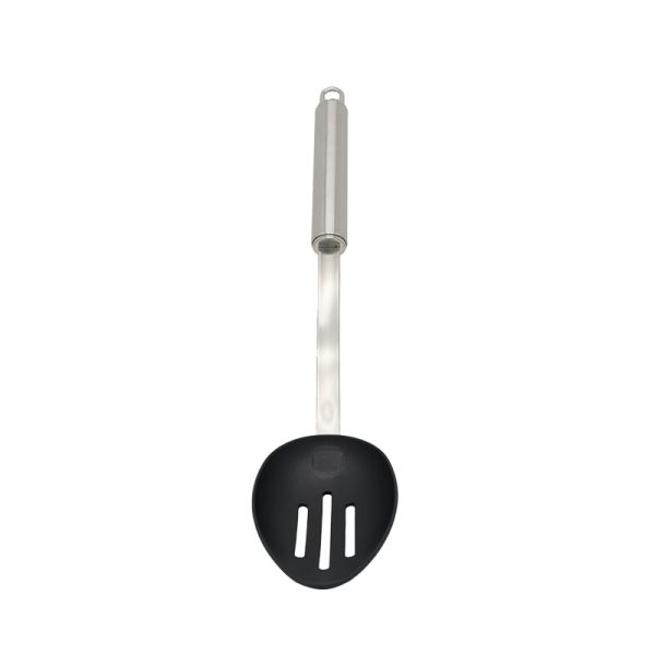Non Toxic Nylon Kitchenware Slotted Cooking Spoon for frying