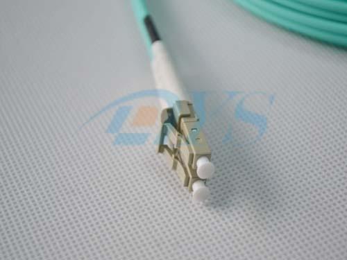 LC/PC Purple Plastic  Multimode duplex Fiber Optic Cable/Fiber Optic Patch Lead