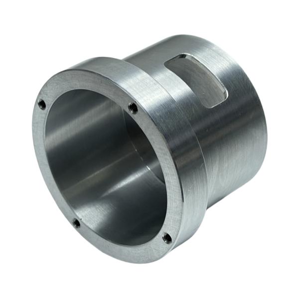 Partes giradas automáticas CNC de precisión con superficie de cromado brillante