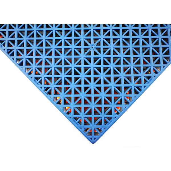 Fire Proof Indoor Sports Flooring Pressure , Impact Resistance With Double Tier Design
