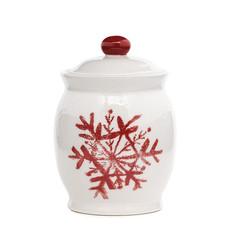 Christmas Kitchen Brunch Coffee Sugar And Creamer Set Container Ceramic With Lid And Holder