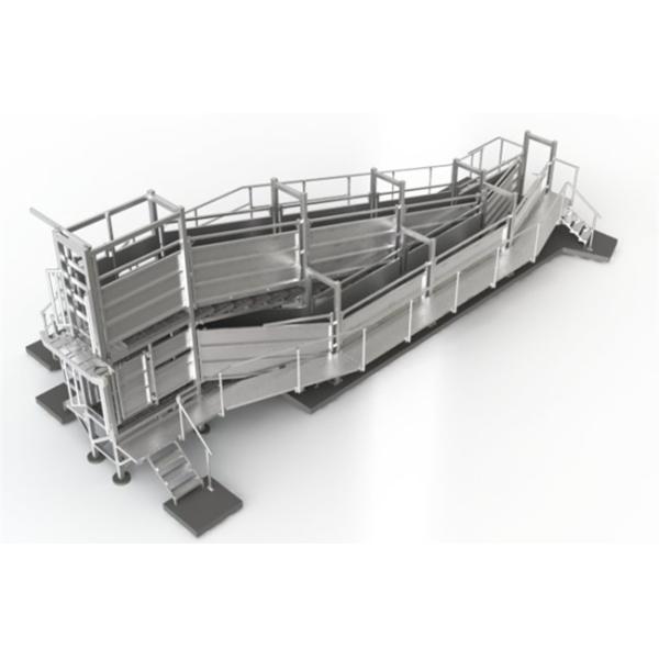 Сверхмощное стальное поголовье поднимает рывком, двойной пандус загрузки ворот качания регулируемый